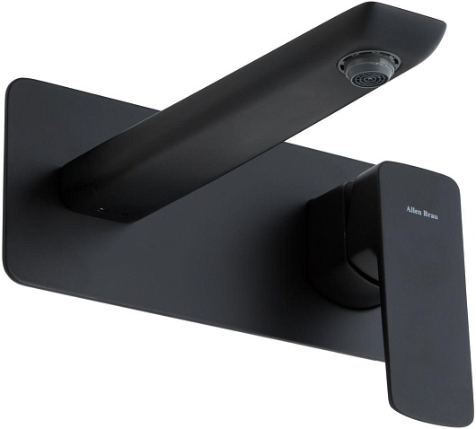 Allen Brau Смеситель для раковины Infinity 5.21003-31 (с внутренней частью) черный матовый – картинка-7